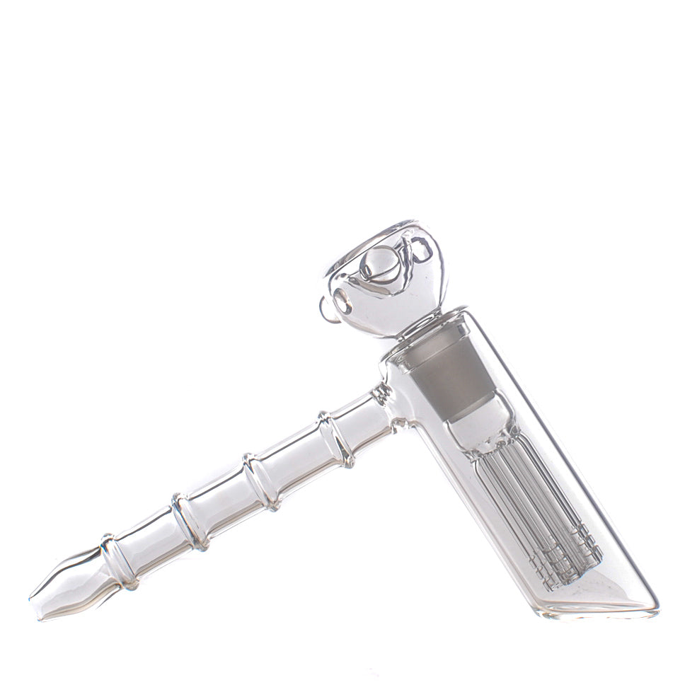 Glass Hammer Bong Water Pipe With 6 Arm Perc And Handle Mini Water Bender  For Smoking And Oil Burning From Glassbongs0217, $6.08